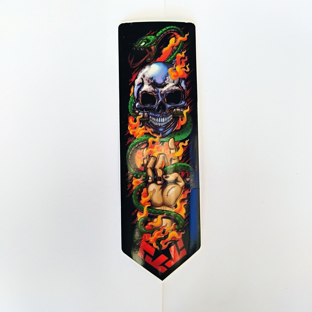 TRIBAL Clothing Streetwear Skateboard Classic 1990s Sticker Vintage Skate Skull